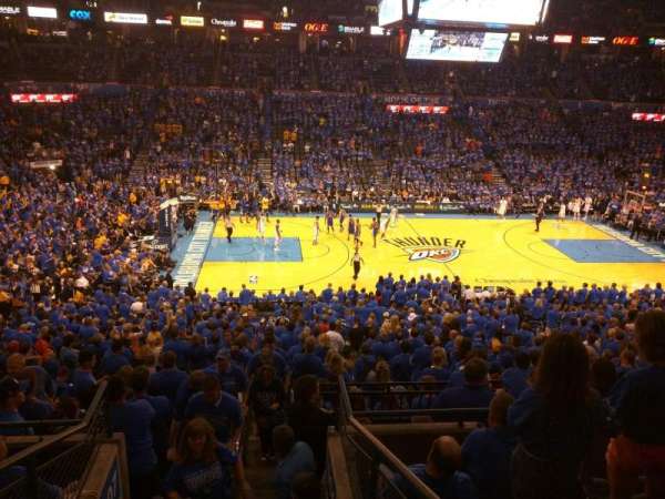 Paycom Center, section: 209, row: E, seat: 9