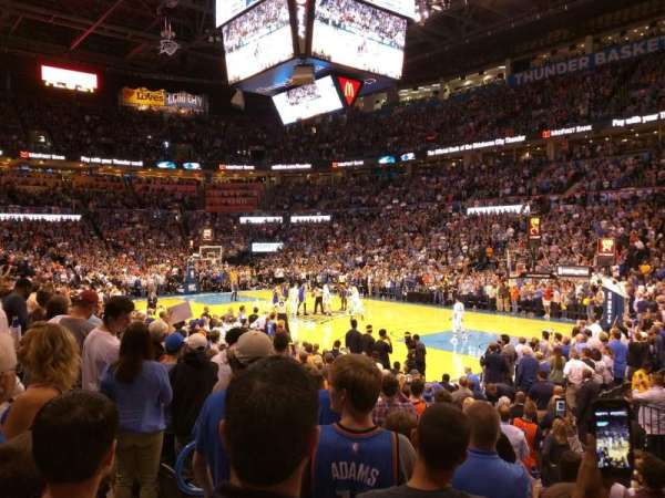 Paycom Center, section: 113, row: J, seat: 11