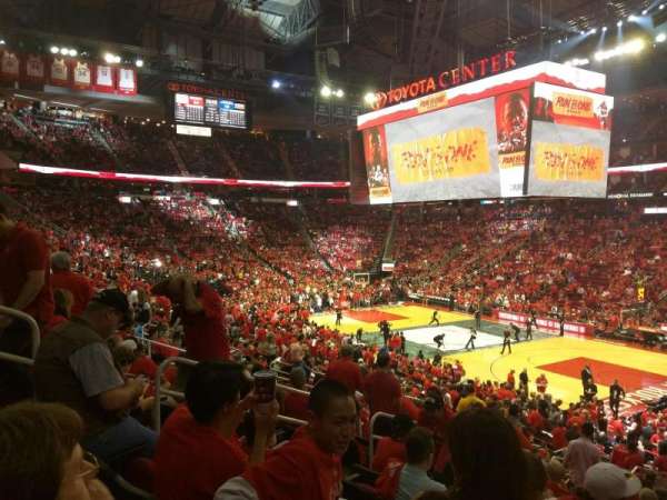 Toyota Center, section: 103, row: 23