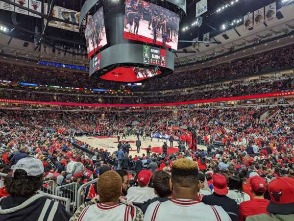 United Center, section: 108, row: 11, seat: 8