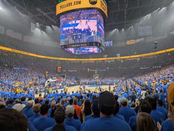Paycom Center, section: 109, row: QQ, seat: 7