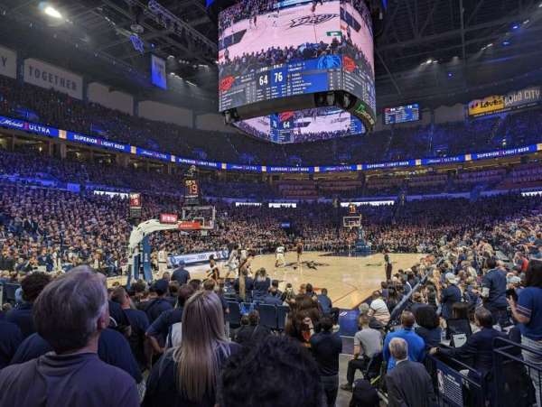 Paycom Center, section: 109, row: MM, seat: 1