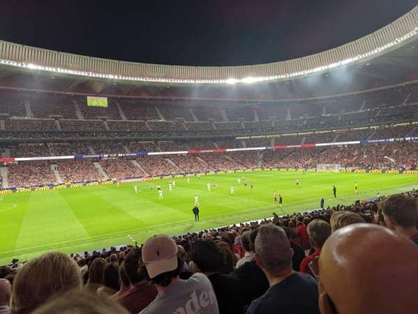 Estadio Metropolitano, Madrid, section: 107, row: 26, seat: 8