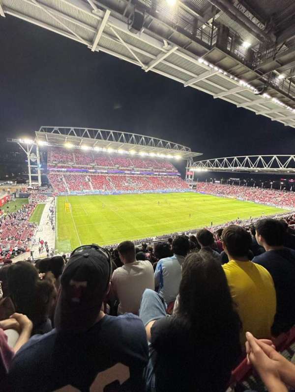 BMO Field, section: 227, row: 16, seat: 9