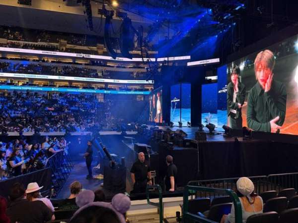 American Airlines Center, section: 105, row: F, seat: 1