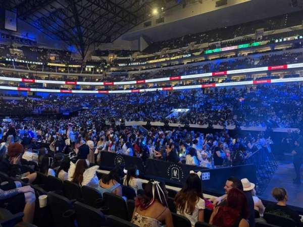 American Airlines Center, section: 105, row: F, seat: 1