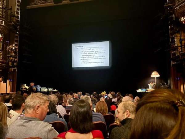 Belasco Theatre, section: Orchestra C, row: L, seat: 114