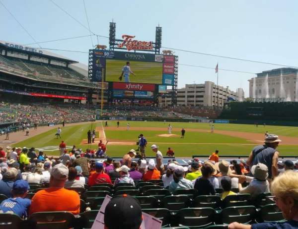 Comerica Park, section: 124, row: 26, seat: 6
