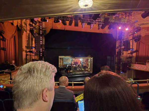 Longacre Theatre, section: Mezzanine L, row: E, seat: 8