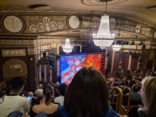 Imperial Theatre, section: Rear Mezzanine L, row: G, seat: 103