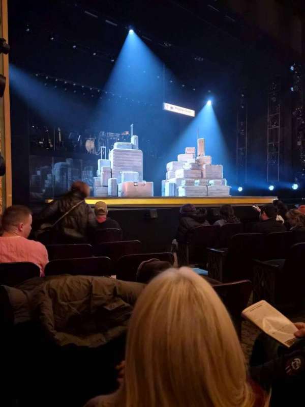 Longacre Theatre, section: Orchestra L, row: F, seat: 6