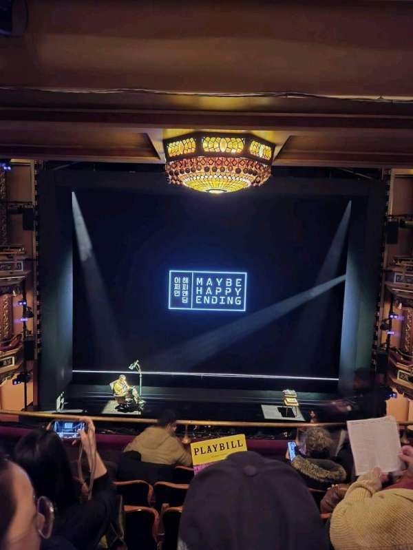 Belasco Theatre, section: Mezzanine C, row: F, seat: 107