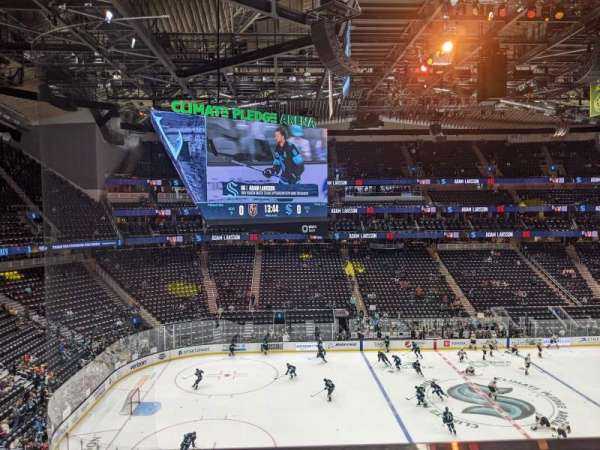 Climate Pledge Arena, section: 115, row: A, seat: 16