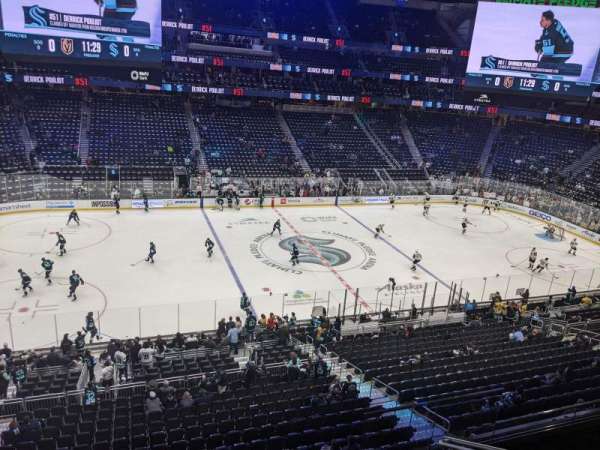 Climate Pledge Arena, section: 115, row: A, seat: 18