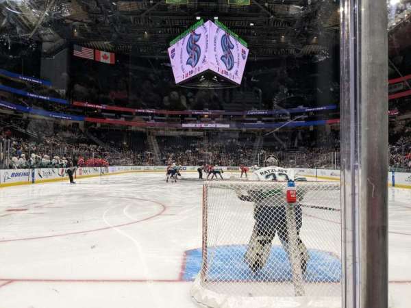 Climate Pledge Arena, section: 21, row: C, seat: 1