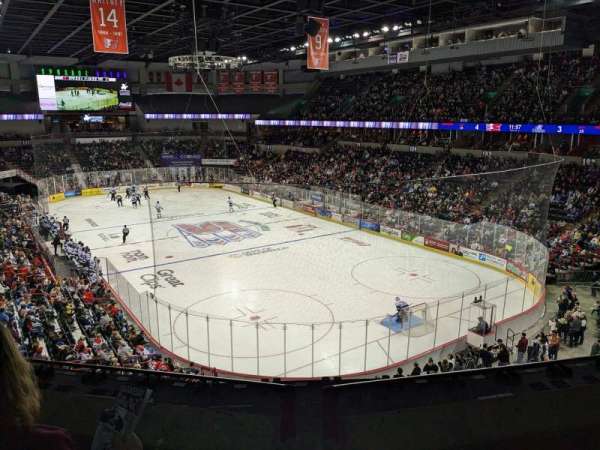 Spokane Arena, section: 220, row: B, seat: 4