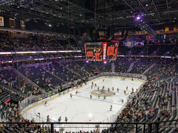 T-Mobile Arena, section: 217, row: B, seat: 6