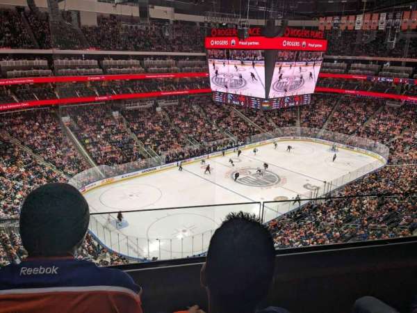 Rogers Place, section: 224, row: 2, seat: 4