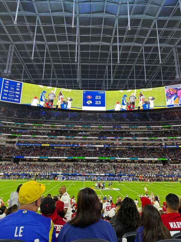 SoFi Stadium, section: VIP111, row: 15, seat: 7