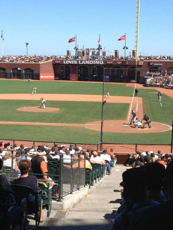 Oracle Park, section: 119, row: 32, seat: 16