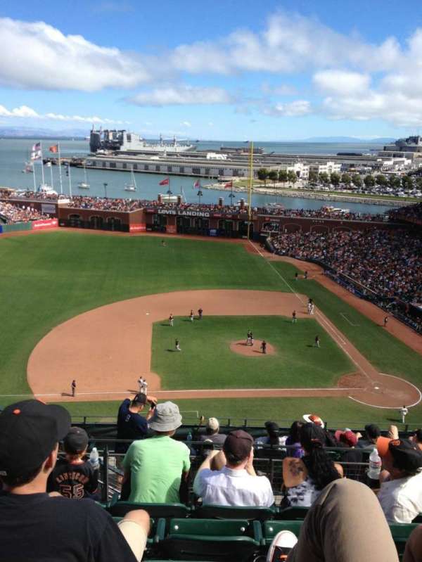 Oracle Park, section: VR324, row: 2, seat: 11