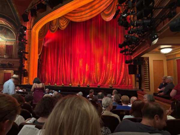 Todd Haimes Theatre, section: Orchestra R, row: J, seat: 18