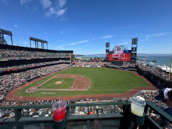 Oracle Park, section: VB307, row: D, seat: 1