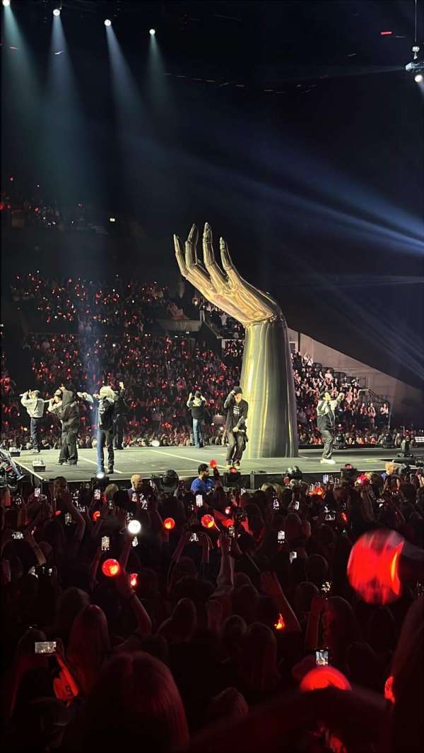Royal Arena, section: 103, row: 10, seat: 50