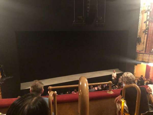 Bernard B. Jacobs Theatre, section: Mezzanine L, row: C, seat: 1