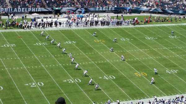 Lincoln Financial Field, section: 221, row: 20, seat: 1