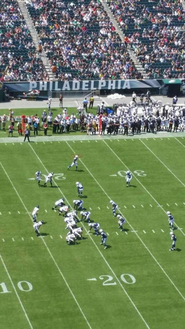Lincoln Financial Field, section: 221, row: 20, seat: 2