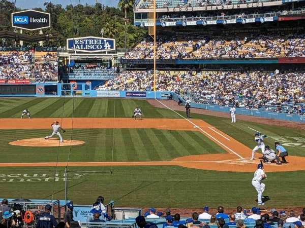 Dodger Stadium, section: 13FD, row: DR, seat: 1