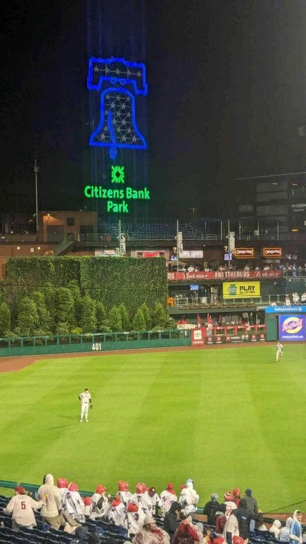 Citizens Bank Park, section: 138, row: 33, seat: 3