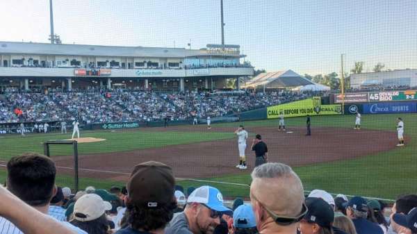Sutter Health Park, section: 103, row: 8, seat: 3