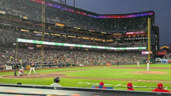 Oracle Park, section: 109, row: D, seat: 2