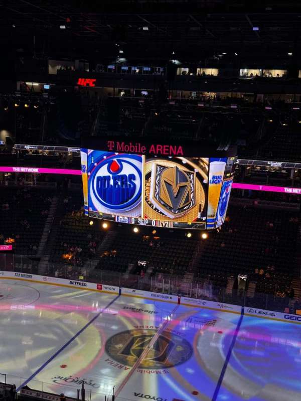 T-Mobile Arena, section: 206, row: L, seat: 15