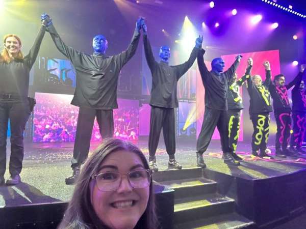 Blue Man Group Theater, section: 102, row: A, seat: 18-19