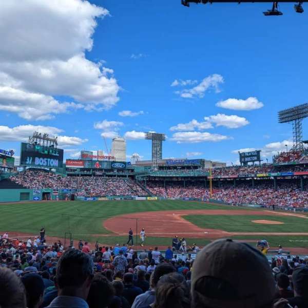 Fenway Park, section: Grandstand 27, row: 2, seat: 10
