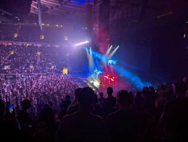 Madison Square Garden, section: 108, row: 20, seat: 10