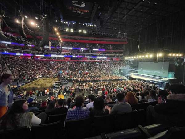 Little Caesars Arena, section: 108/109, row: 10-20, seat: N/A
