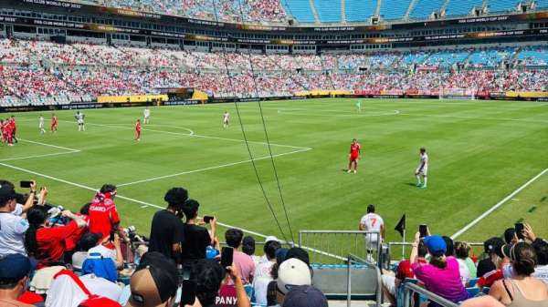 Bank of America Stadium, section: 138, row: 9, seat: 1