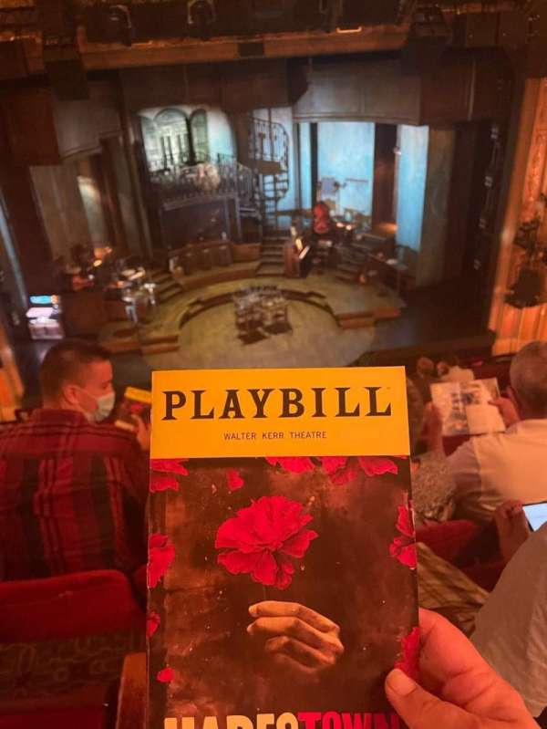 Walter Kerr Theatre, section: Mezzanine C, row: H, seat: 108