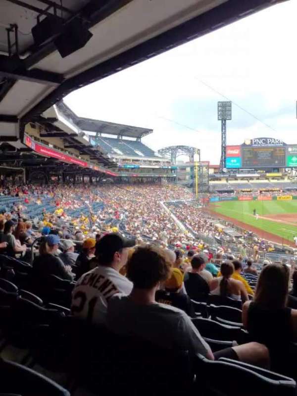 PNC Park, section: 116, row: DD, seat: 3