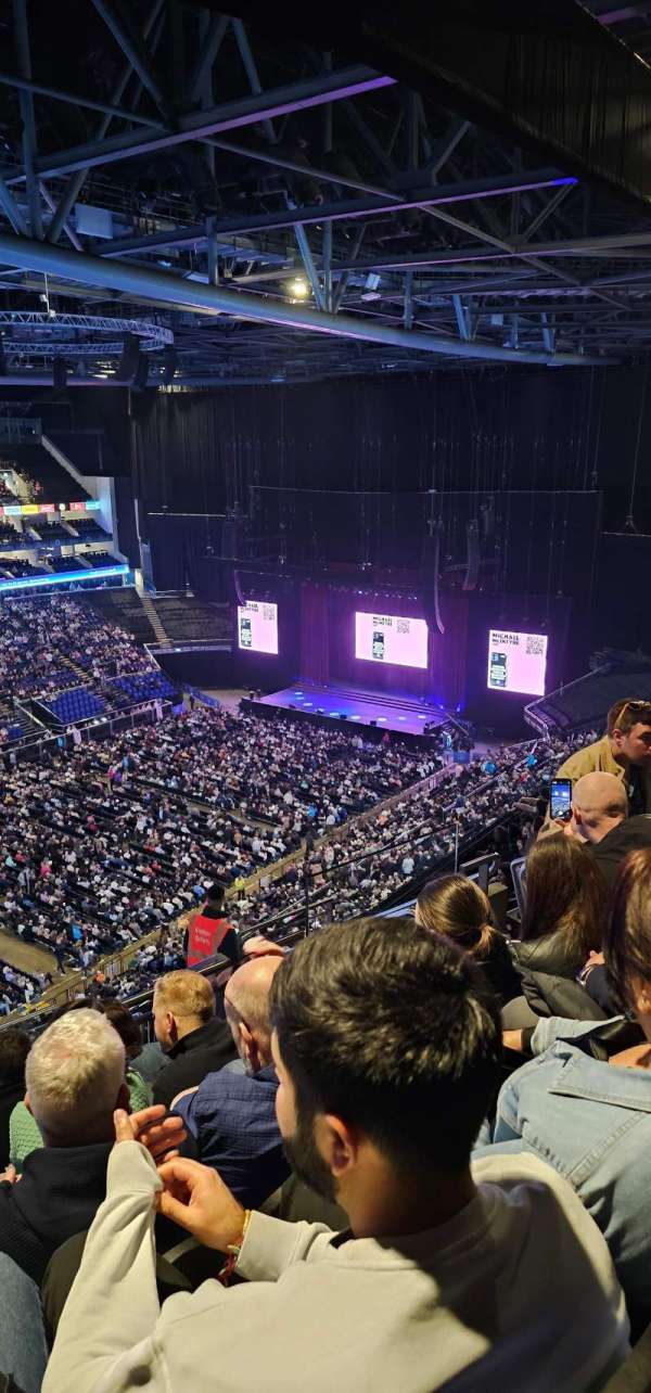 The O2, London, section: 417, row: L, seat: 843