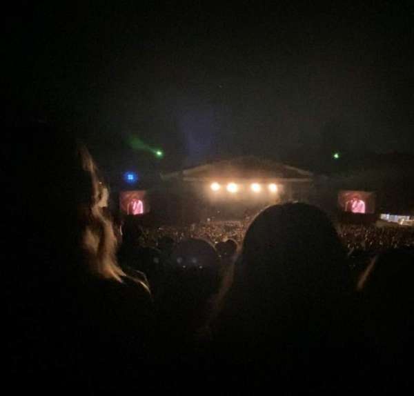 The Greek Theatre, section: C Left, row: H, seat: 21