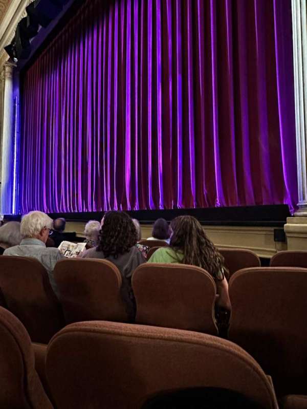 Music Box Theatre, section: Orchestra R, row: E, seat: 12
