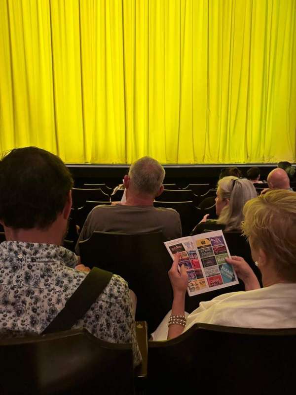 John Golden Theatre, section: Orchestra C, row: F, seat: 107
