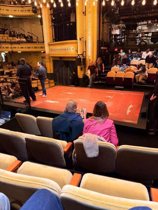Hudson Theatre, section: STAGE, row: DD, seat: 10