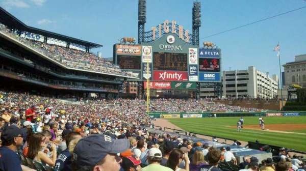 Comerica Park, section: 129, row: 19
