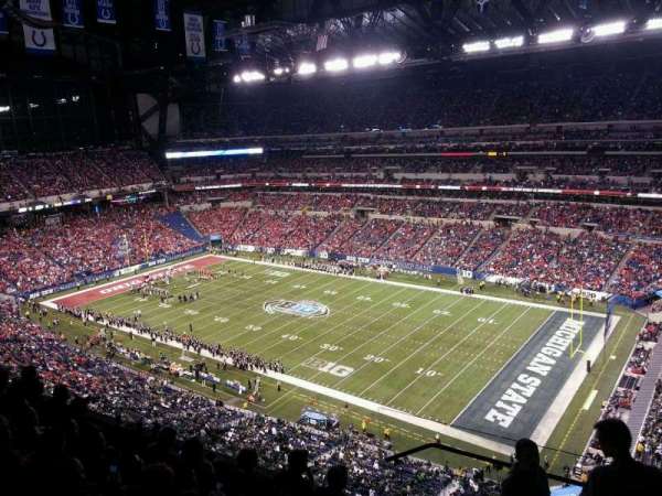 Lucas Oil Stadium, section: 635, row: 6, seat: 1